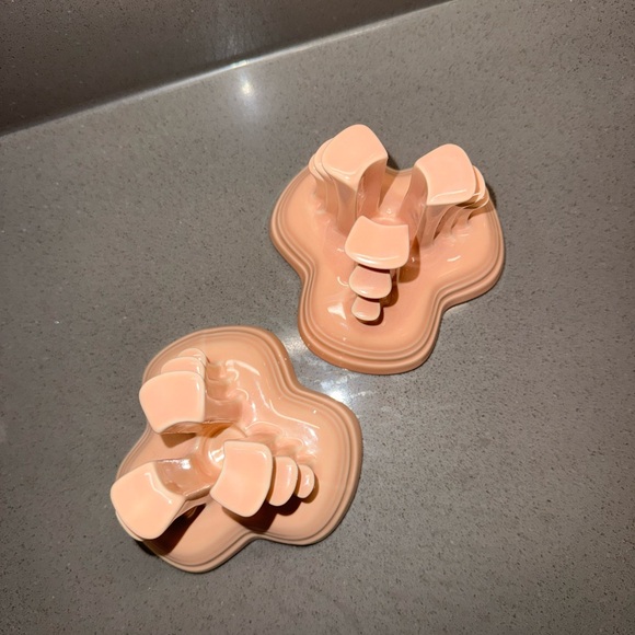 Fiesta Fiestaware set of two pyramid candle holders - Picture 2 of 8